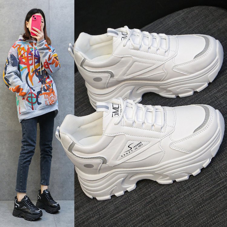 Damen Chunky Sneaker mit stabiler Plattform und atmungsaktivem Obermaterial R&B