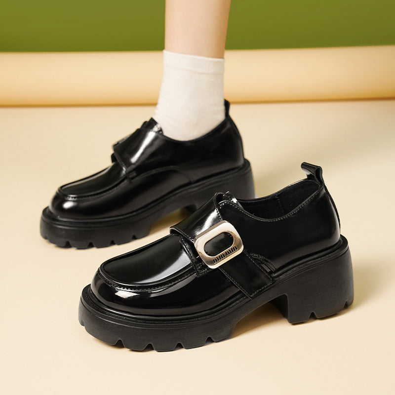 Damen modische Loafers mit eleganter Schnallenverzierung und rutschfester Sohle R&B