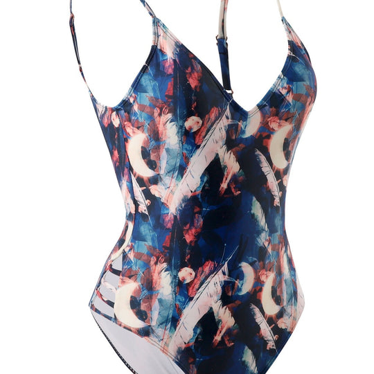 Damen Sportlicher Einteiler-Badeanzug mit hochwertigem Material R&B