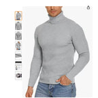 Herren Stehkragen Pullover aus ribbeltem Strick R&B