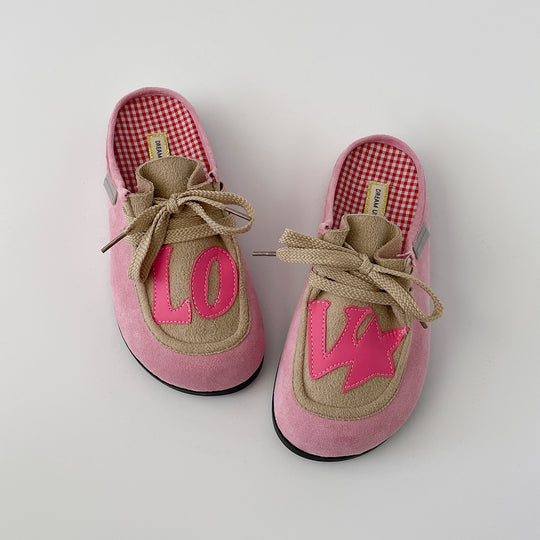 Damen modische Schnürschuhe mit ausgefallenem LOVE-Design R&B
