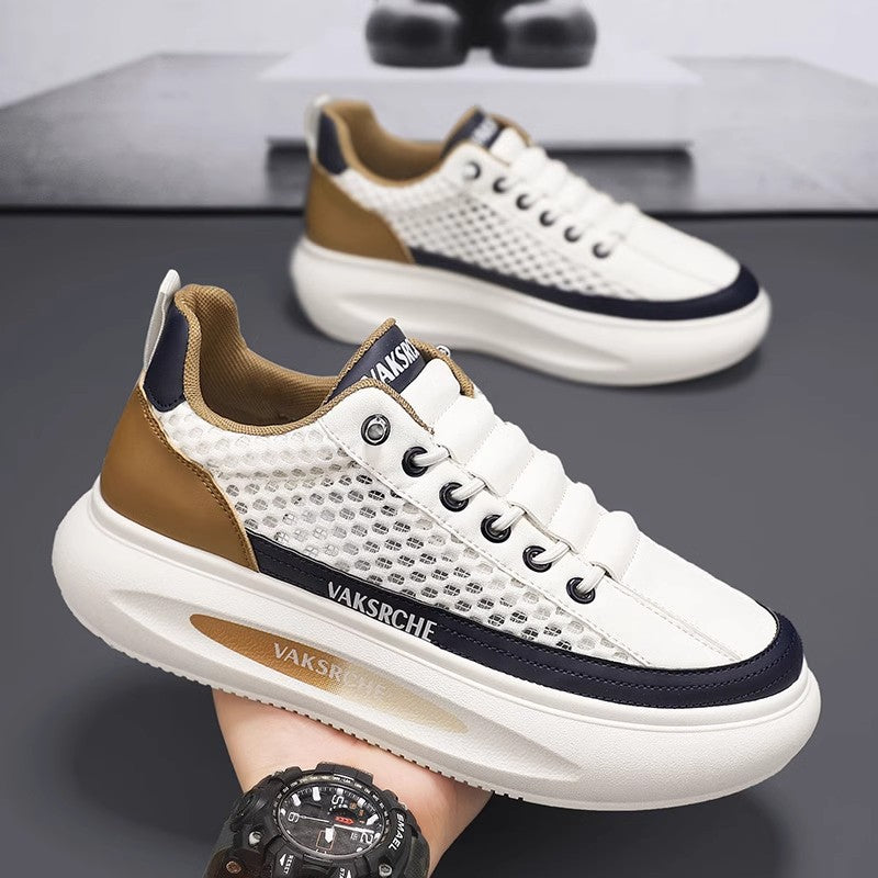 Damen Sportliche Sneakers mit atmungsaktiver Netzstruktur und leichter Laufsohle R&B