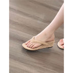 Damen komfortable Zehentrenner Sandalen R&B