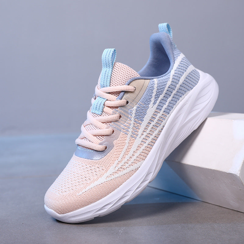 Damen Sportliche Freizeitschuhe mit atmungsaktiver Oberflächenstruktur und weicher Dämpfung R&B
