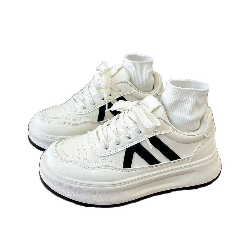Damen modische Sneakers mit atmungsaktiver Strick-Oberfläche und trendiger Sohle R&B