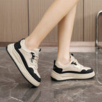 Damen Sportliche Chunky Sneaker mit dämpfender Laufsohle R&B