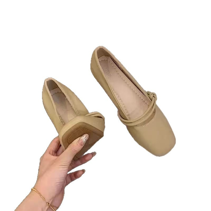 Damen Ballerinas mit elegantem Knoten und komfortablem Fußbett R&B