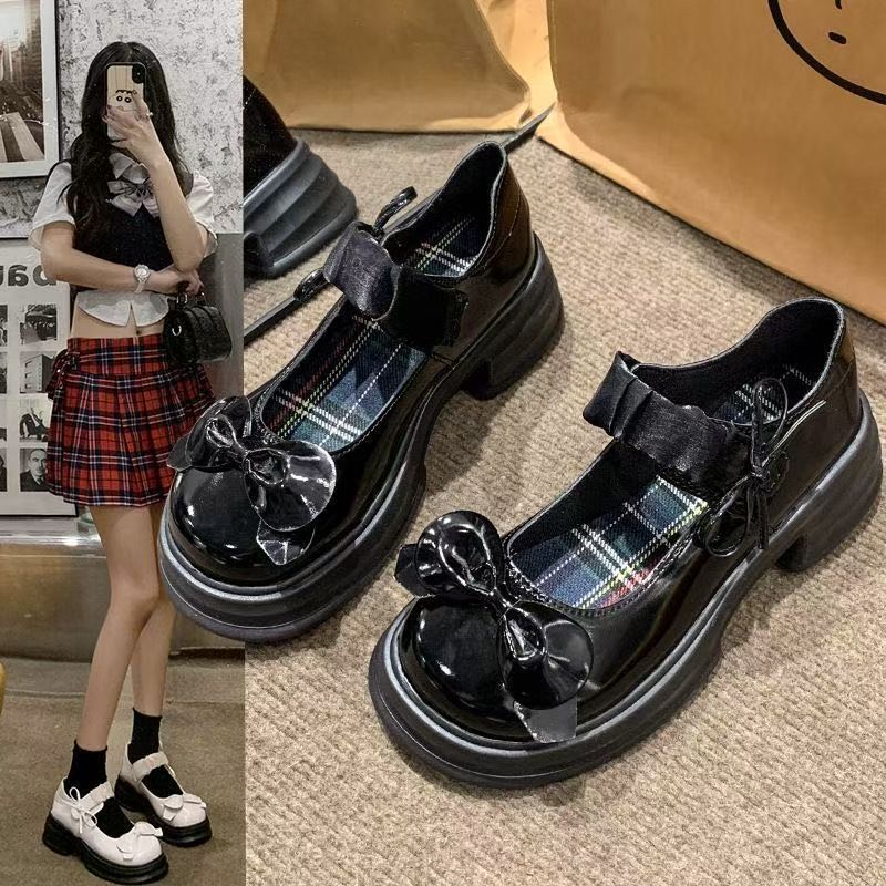 Damen Komfortable Schnürschuhe mit modischen Schleifen und robustem Profil R&B