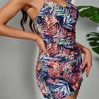 Damen Schwimmanzug mit floralen Akzenten und femininem Schnitt R&B