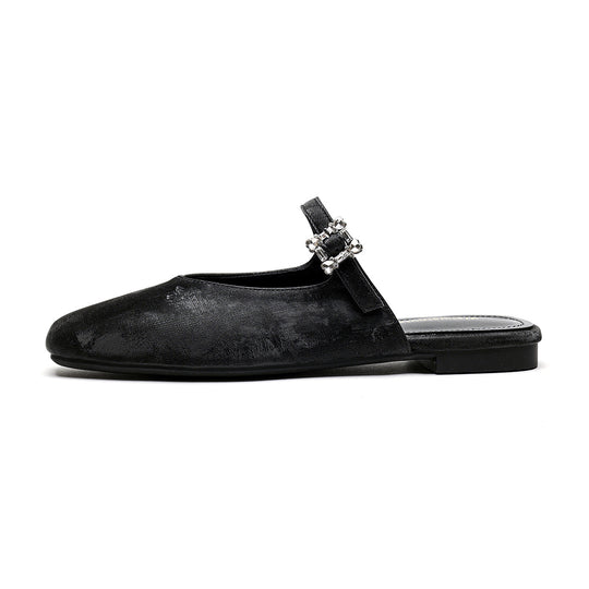 Damen Slingback-Ballerinas mit luxuriösem Schnallenakzent und weichem Obermaterial R&B