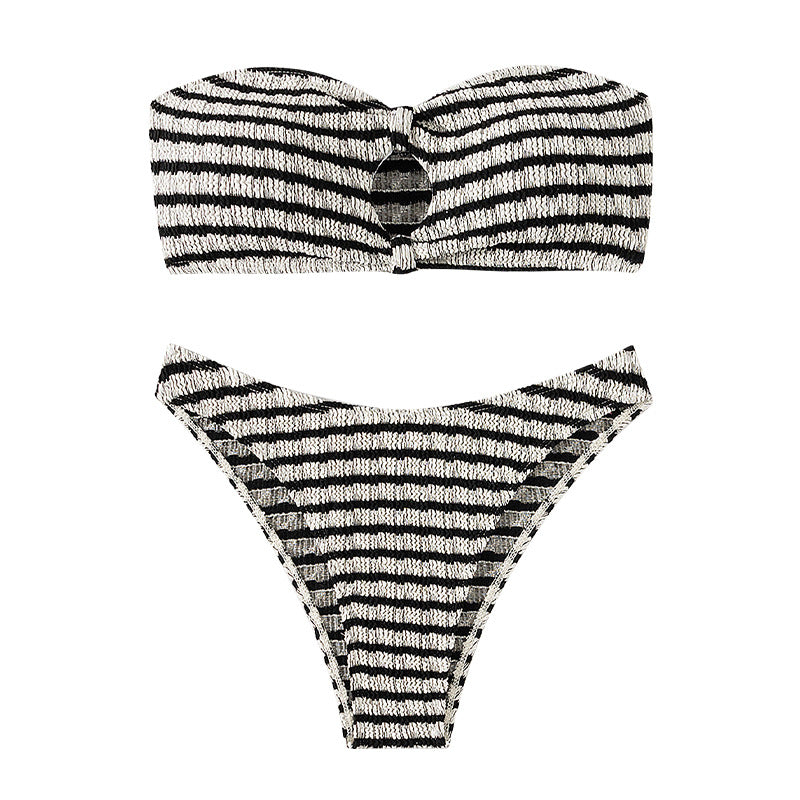Damen Bandeau-Bikini mit trendy Ausschnitt R&B