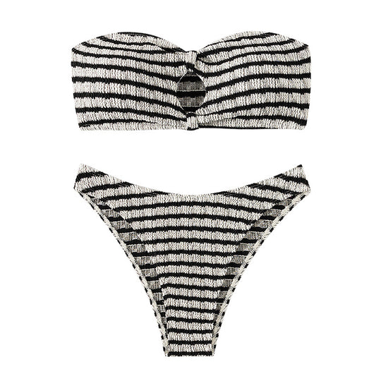Damen Bandeau-Bikini mit trendy Ausschnitt R&B