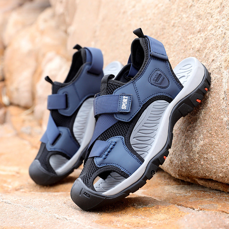 Herren Sportliche Outdoor-Sandalen mit verstellbarem Riemensystem R&B