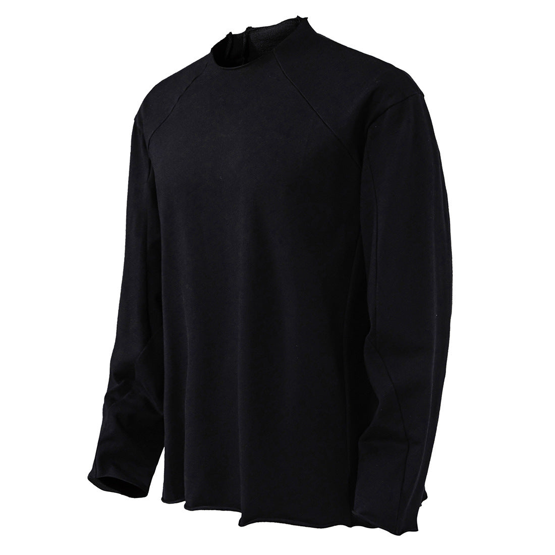 Herren lässiges Langarmshirt mit modernem Schnitt und atmungsaktiver Baumwollqualität