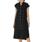 Damen Hemdblusenkleid mit funktionalen Taschen und luftiger Passform R&B