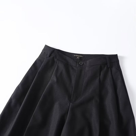 Damen Weite Palazzo-Hose mit eleganter Schnittführung und feiner Textur R&B