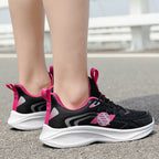Damen Laufschuhe mit stoßdämpfendem System und atmungsactivem Obermaterial