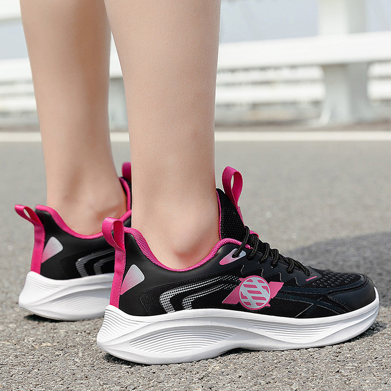 Damen Laufschuhe mit stoßdämpfendem System und atmungsactivem Obermaterial