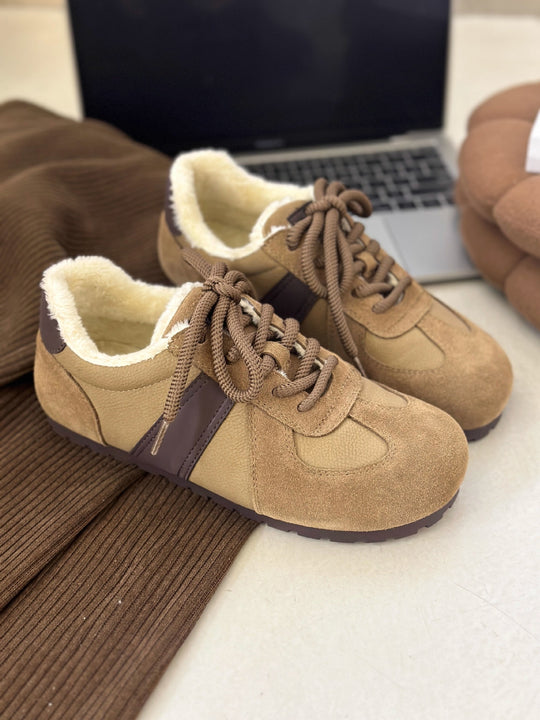Damen Sneakers mit kuscheligem Innenfutter und rutschfester Sohle R&B