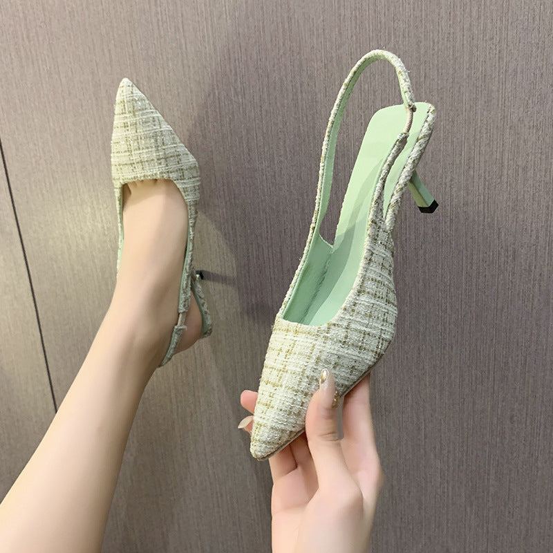 Damen Slingback-Pumps mit modischer Struktur