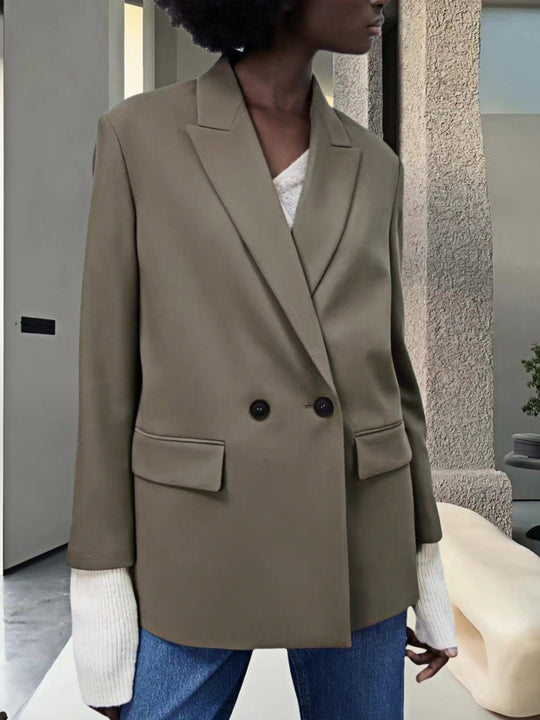 Damen Modischer und eleganter Oversized Blazer R&B