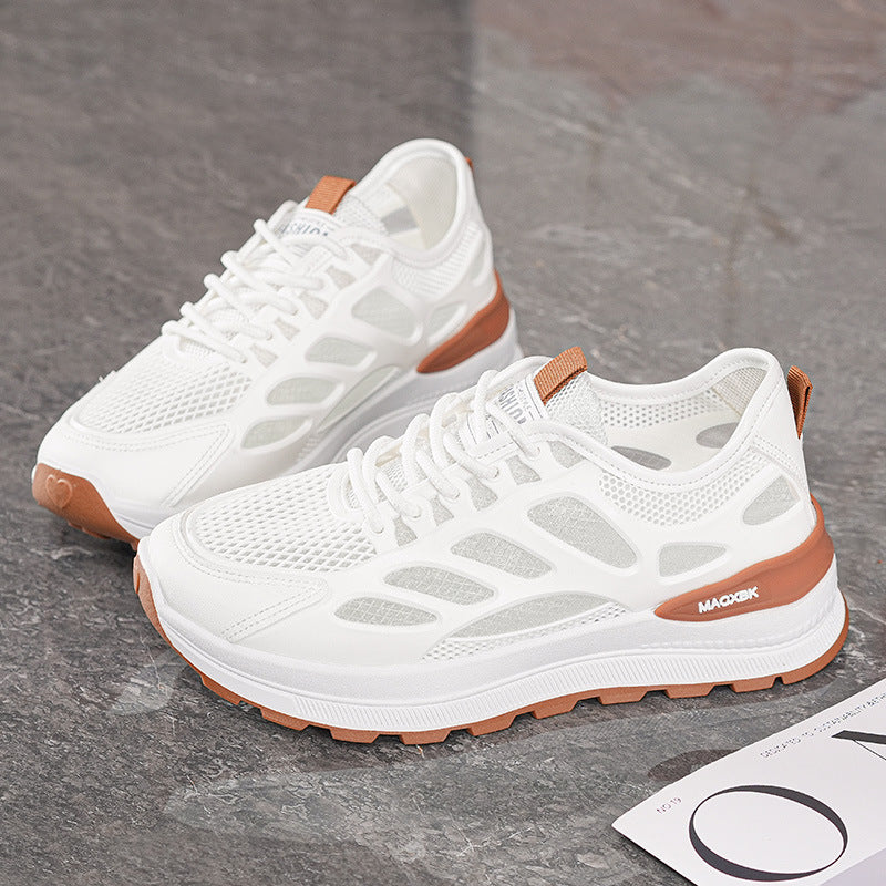 Damen Sportliche Laufschuh mit atmungsaktivem NetzoberMaterial und dämpfender Sohle R&B
