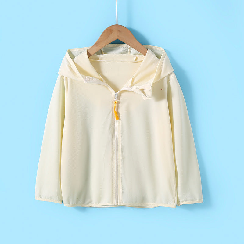 Unisex nan leichte UV-Schutz Kapuzenjacke mit durchgehendem Reißverschluss und atmungsaktivem Meshfutter R&B