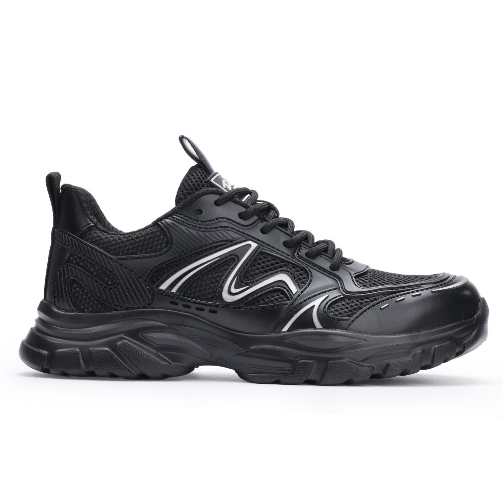 Herren sportliche Laufschuhe mit atmungsaktiver Mesh-Oberfläche und stoßdämpfender Sohle R&B