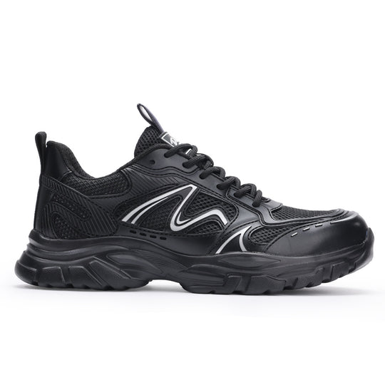 Herren sportliche Laufschuhe mit atmungsaktiver Mesh-Oberfläche und stoßdämpfender Sohle R&B