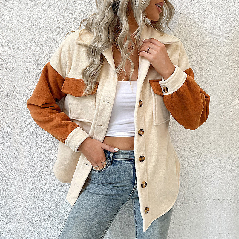 Damen Freizeitjacke mit praktischen Taschen und gemütlichem Stoff R&B
