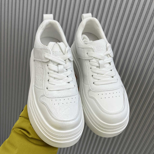 Damen Plattform Sneakers mit modernem Design und atmungsaktiver Netzstruktur R&B