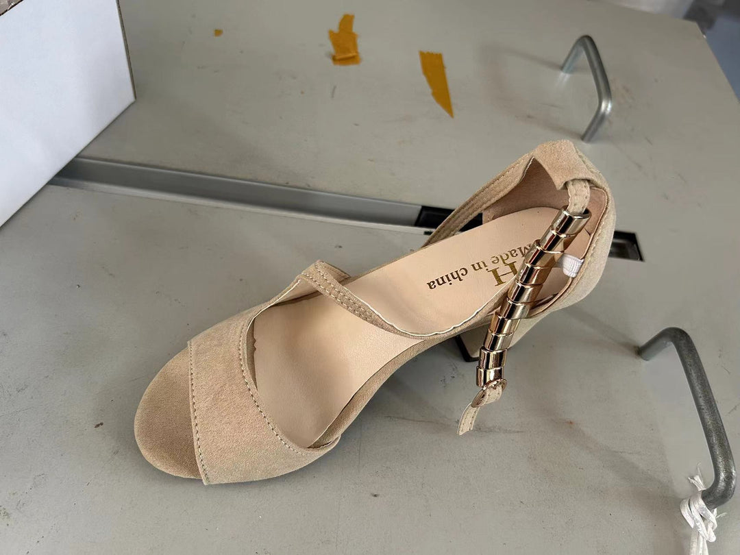 Damen Slingback-Pumps mit elegantem Riemendesign und modischem Absatz R&B