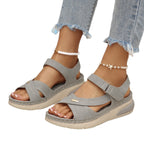 Damen Komfortable Riemchensandalen mit atmungsaktiver Sohle R&B