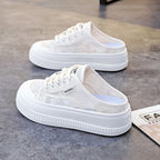 Damen Modische Plateau-Sneaker mit reflektierenden Details