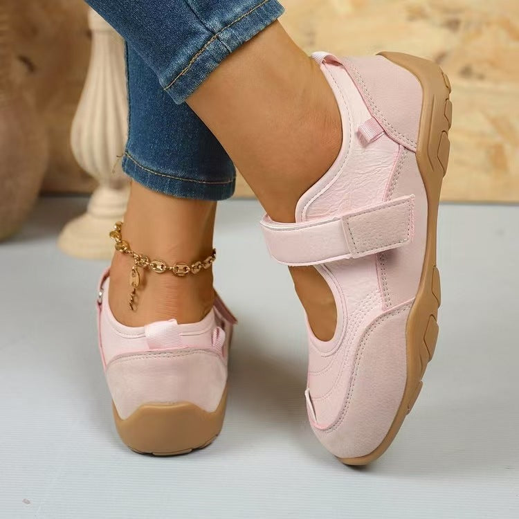 Damen Komfortable Klett-Schuhe mit atmungsaktivem Obermaterial und ergonomischer Sohle R&B