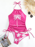 Damen trendiger Bikiniset mit Palmen-Motiv R&B
