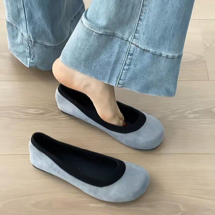 Damen Ballerinas mit Leopardenmuster und komfortablem Innenfutter R&B