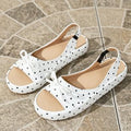 Damen Offene Ballerinas mit dekorativem Schleifendetail R&B