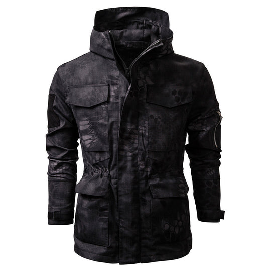 Herren Outdoor-Jacke mit camouflage Design und praktischen Taschen R&B