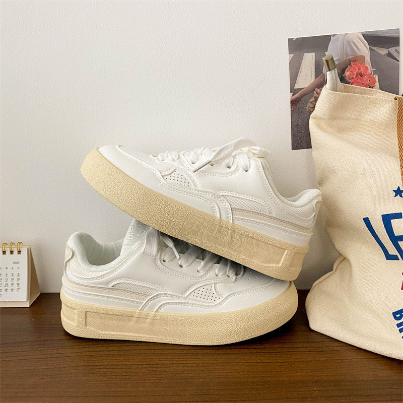 Damen Vintage Sneaker mit Höhe und Komfort