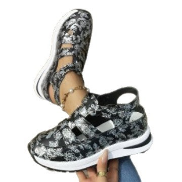 Damen modische Sneaker mit floralem Design R&B