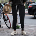 Herren nan texturierte Strick-Jogginghose mit markantem Kordelzug und geripptem Knöchelabschluss R&B