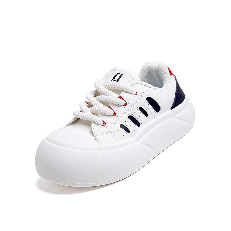 Damen Modische Sneaker mit dicker Gummisohle und atmungsaktiven Einsätzen R&B
