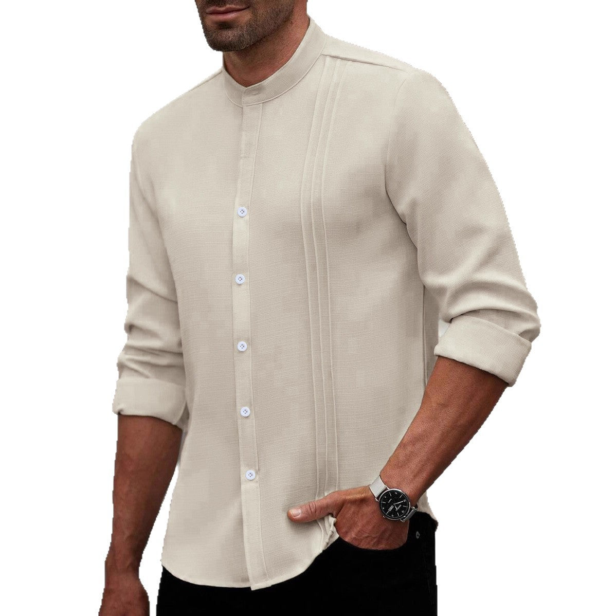 Herren moderne Hemdbluse