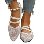 Damen Ballerinas mit elegantem Spitzen-Design R&B