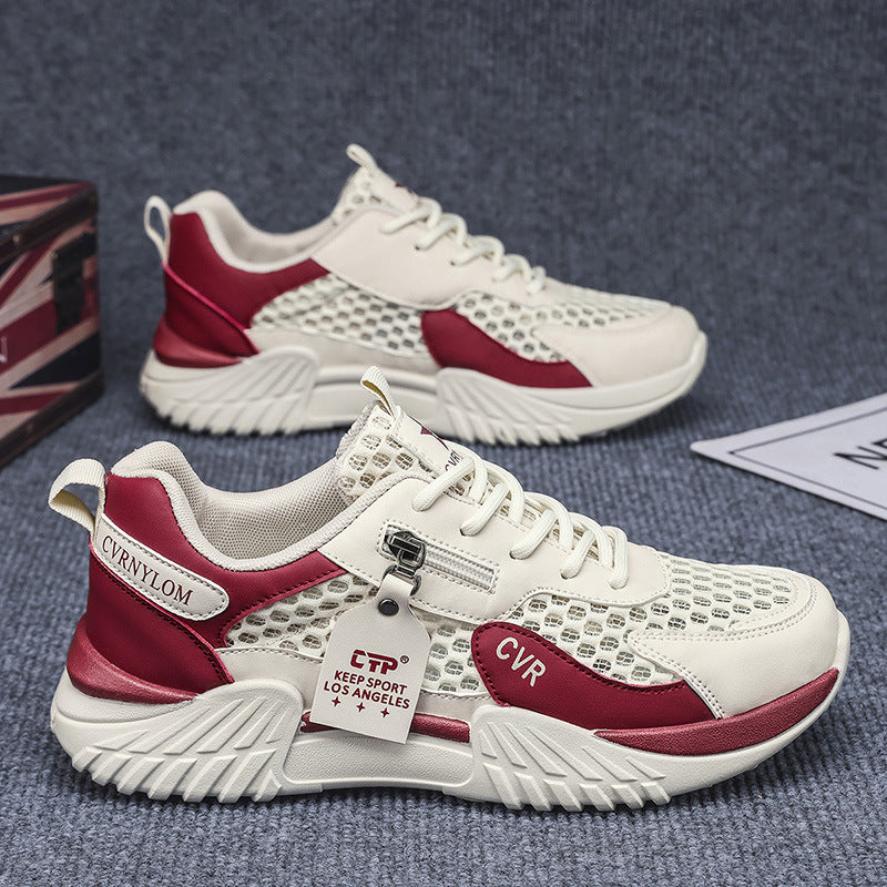 Damen Atmungsaktive Sneakers mit verstärktem Fersen- und Dämpfungssystem R&B