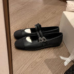 Damen Ballerinas mit dekorativem Riemen und komfortabler Innensohle R&B