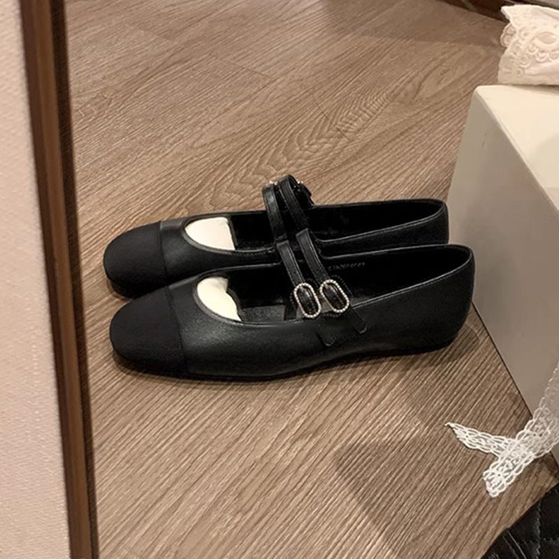 Damen Ballerinas mit dekorativem Riemen und komfortabler Innensohle R&B