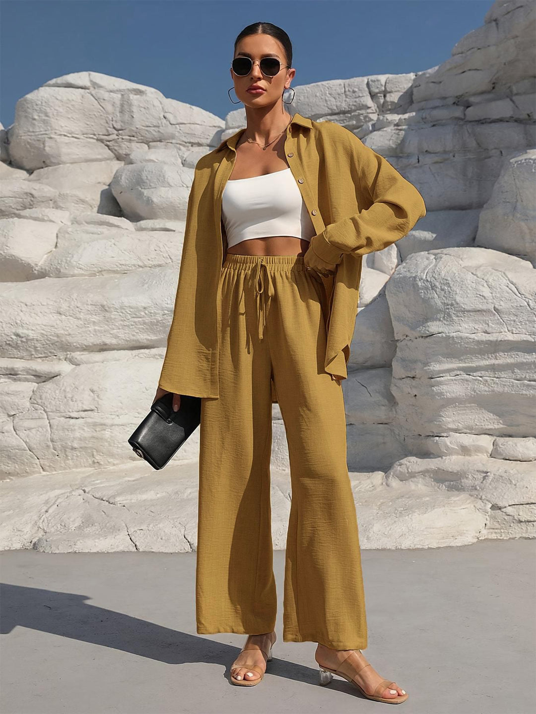 Damen Elegantes Zweiteiliges Set mit entspannter Passform R&B