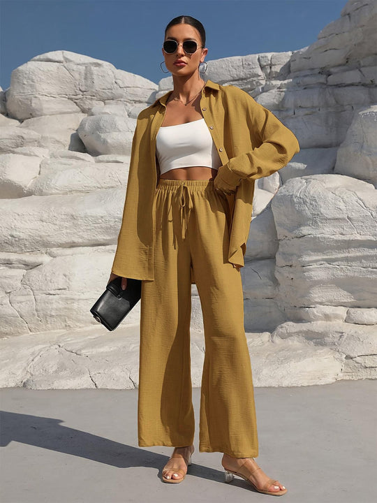 Damen Elegantes Zweiteiliges Set mit entspannter Passform R&B